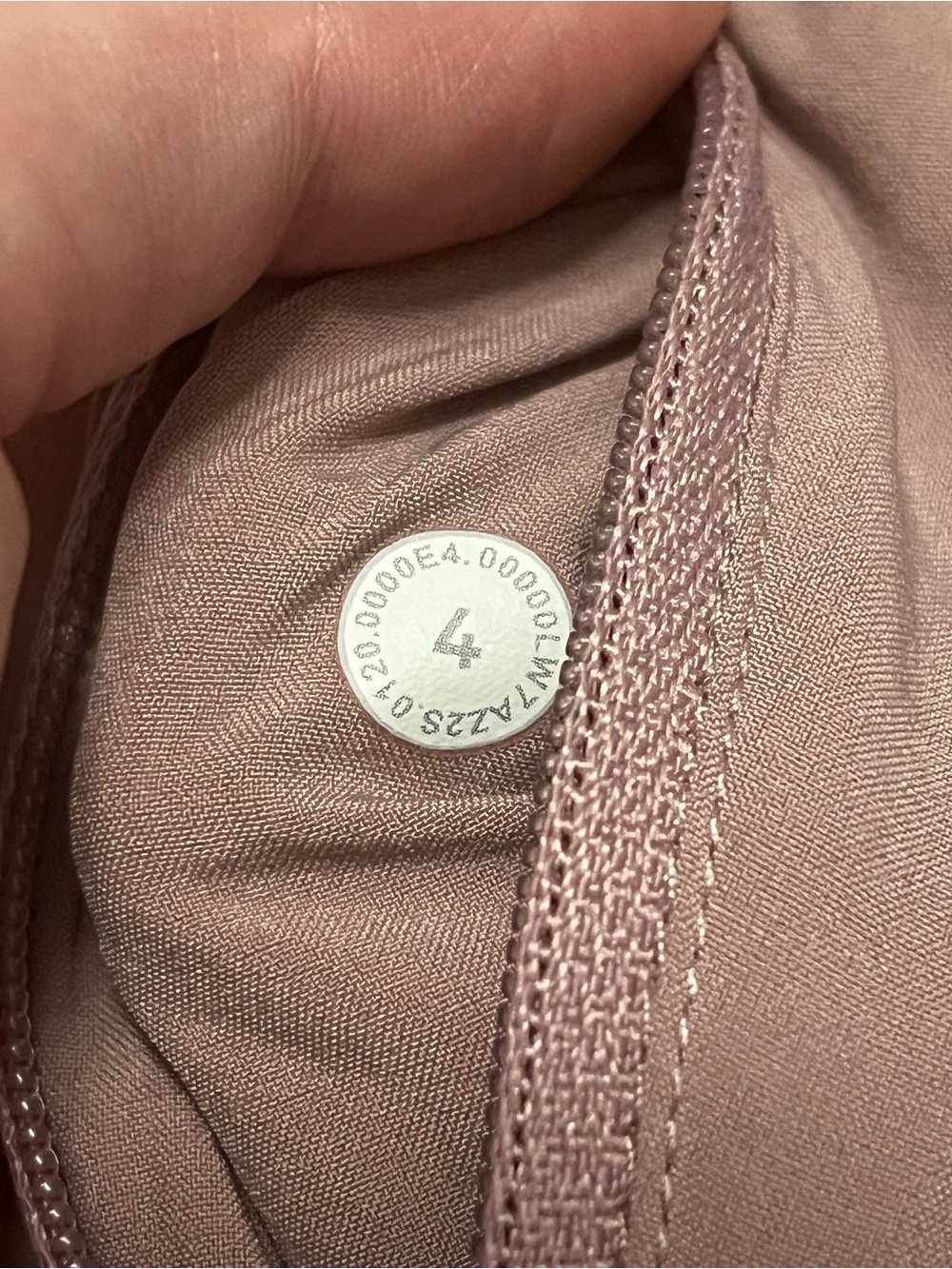 Lululemon Tracker Short V 4" Size 4 Mauve W7AZ2S - Picture 7 of 14